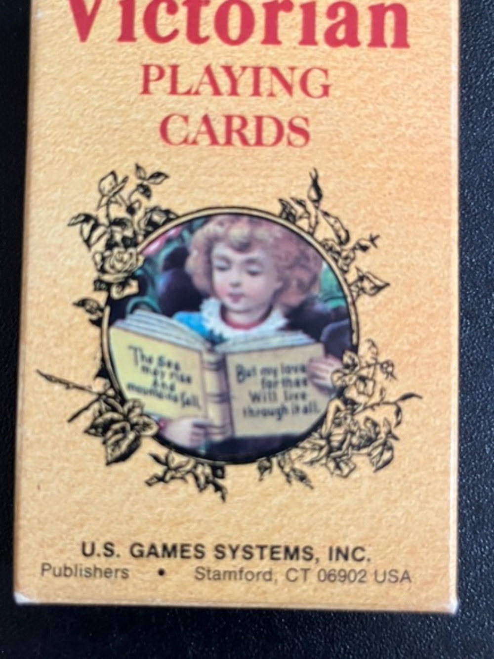 Victorian Playing Cards in Original Box Complete Like New